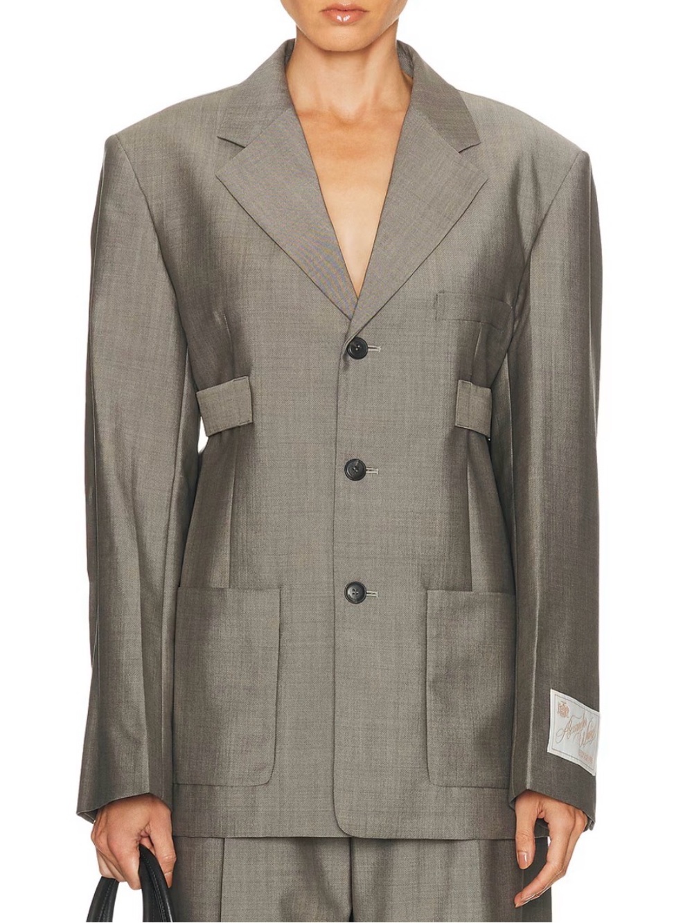 Alexander Wang Blazer in Mink Melange NEW NWT